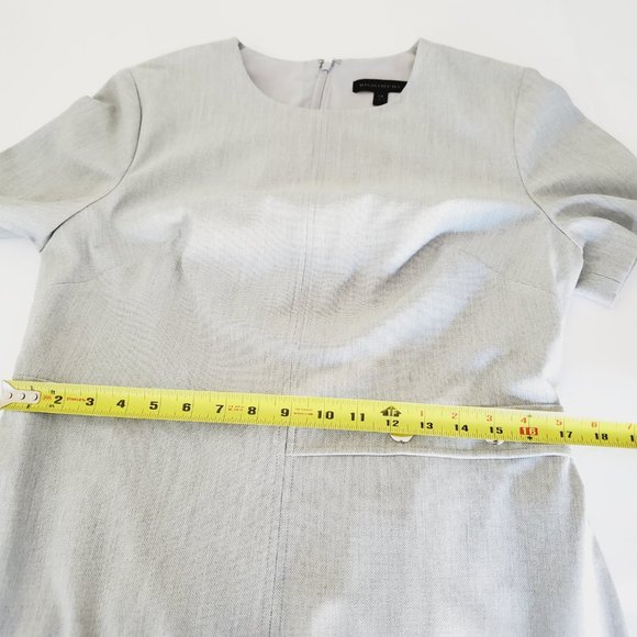 Banana Republic Gray Midi Dress - Picture 9 of 11